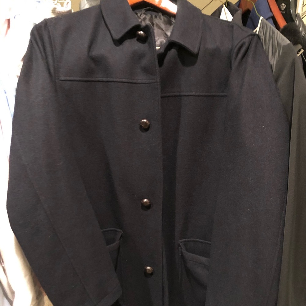 Navy pea coat